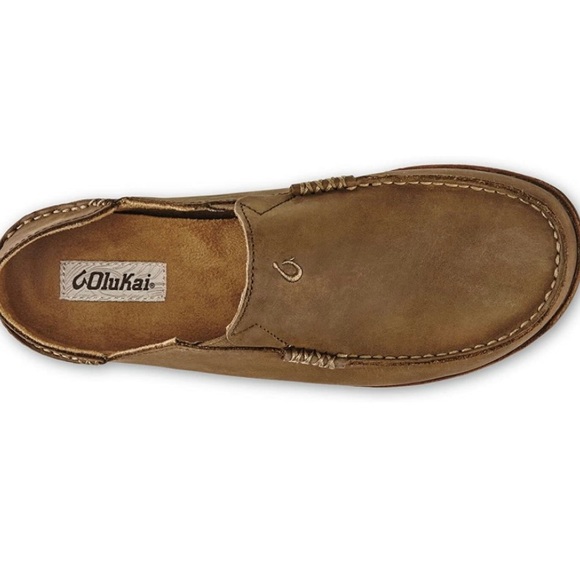 OluKai men’s leather slip on shoes. Brand new in box! - Picture 2 of 3